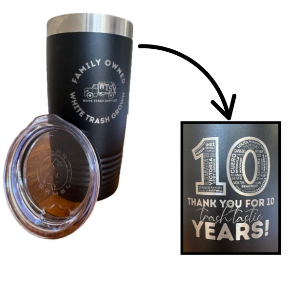 Black 20 oz Tumbler