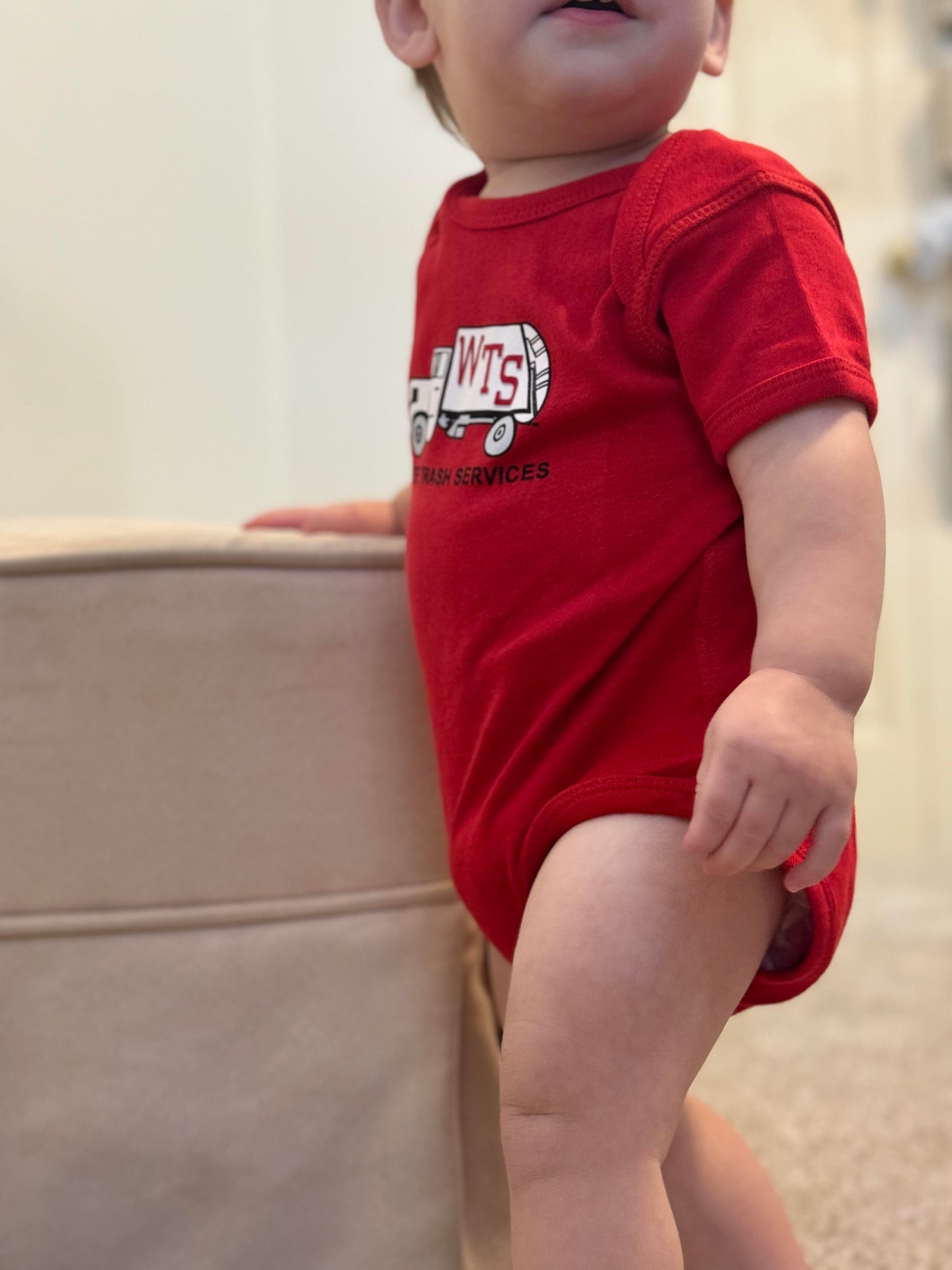 WTS Trash Truck Baby Onesie